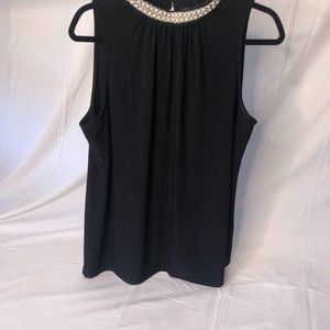 White House Black Market Pearl Collar Blouse